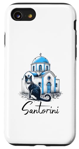 Santorini Griechenland - Santorin Hülle für iPhone SE (2020) / 7 / 8 von Santorini Souvenir Store