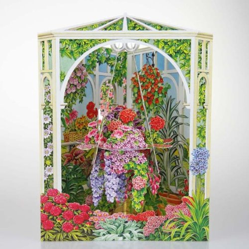 3 D Grußkarte - Swing Card Blütenpavillon von Santoro