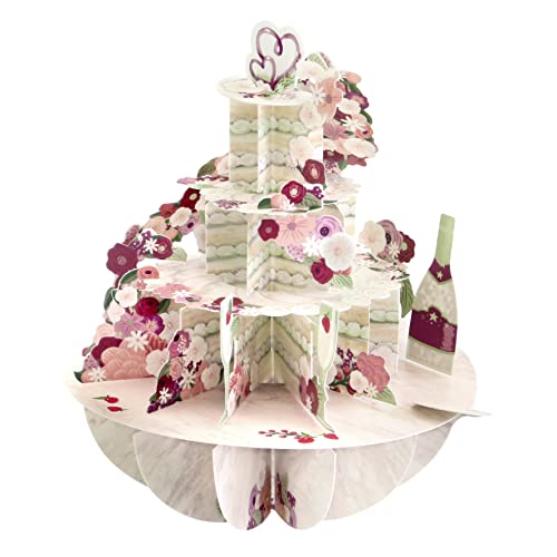 Santoro Pirouette, 3D-Pop-Up-Grußkarte – Cut The Cake – Geschenke für sie, ihn, Jahrestag, Hochzeit, Feier, Valentinstag | Kuchen-Geburtstagskarte von Santoro