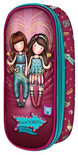 safta Unisex Kinder 10x23x6cm Mäppchen mit Reißverschluss Gorjuss Fairground Fireworks 10 x 23 x 6 cm, bunt, Einheitsgröße von Santoro