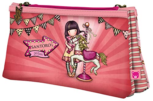 safta Unisex Kinder Gorjuss Mäppchen Fairground Carousel 115 x 215 x 50 cm, bunt, Einheitsgröße safta Unisex Kinder Gorjuss Mäppchen Fairground Carousel 115 x 215 x 50 cm, bunt, Einheitsgröße von Santoro