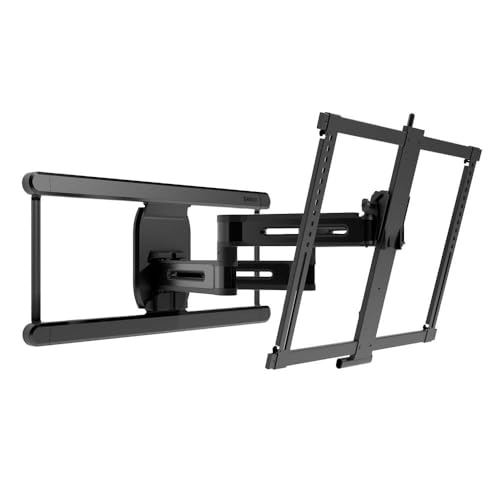 SANUS Höhenverstellbare, vollbewegliche TV-Wandhalterung für 106,7 cm bis 228,6 cm (42 Zoll) bis 228,6 cm (4 Zoll) große Fernseher – Erhöhen oder senken Sie den Fernseher nach der Installation um 10,2 von Sanus