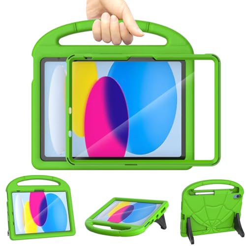 Kinder-Schutzhülle für iPad A16 11. Generation, 27,9 cm (11 Zoll) 2025/iPad 10. Generation 10,9 Zoll 2022, Sanyetral leichte, stoßfeste Abdeckung mit Displayschutzfolie/Stifthalter/Griff/Ständer für von Sanyetral