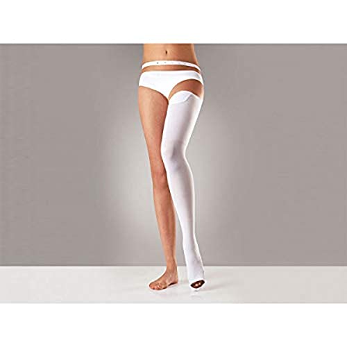 Sanyleg - Anti-Thrombose- und Anti-Embolie-Einbeinstrumpfhose, differenzierte abgestufte Kompression, mit Inspektionsloch, verstellbare Taille, beidseitig verwendbar, Größe Small, Länge 70-80 cm Sanyleg - Anti-Thrombose- und Anti-Embolie-Einbeinstrumpfhose, differenzierte abgestufte Kompression, mit Inspektionsloch, verstellbare Taille, beidseitig verwendbar, Größe Small, Länge 70-80 cm von Sanyleg