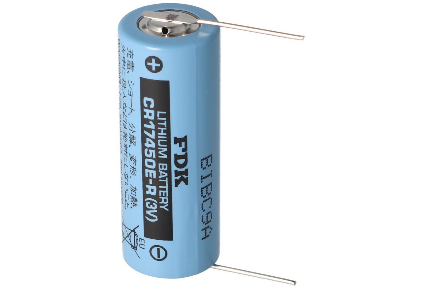 Sanyo Sanyo Lithium Batterie CR17450E-R Size A, Lötdraht (Lötpaddel) von FD Batterie, (3,0 V) von Sanyo