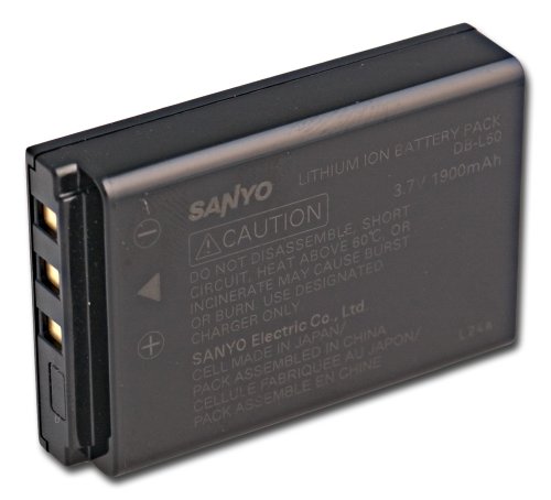 Sanyo db-l50 A Li-Ion 1900 mAh 3,7 V Akku wiederaufladbar Sanyo db-l50 A Li-Ion 1900 mAh 3,7 V Akku wiederaufladbar von Sanyo