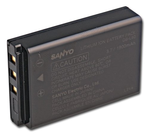 Sanyo db-l50 A Li-Ion 1900 mAh 3,7 V Akku wiederaufladbar von Sanyo