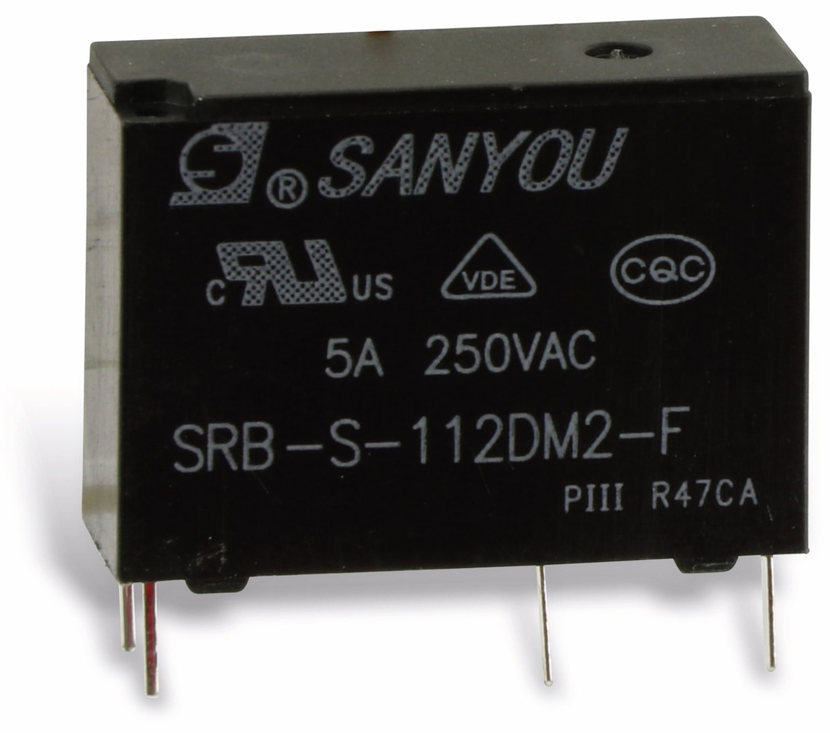 SANYOU Relais SRB-S-112DM2-F, 12 V-, 1 Schließer SANYOU Relais SRB-S-112DM2-F, 12 V-, 1 Schließer von Sanyou