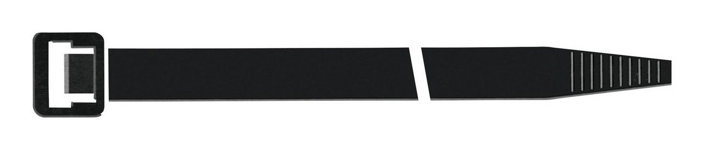 SapiSelco Kabelbinder (100 Stück) Nylon schwarz 1000 x 12,5 mm a von SapiSelco