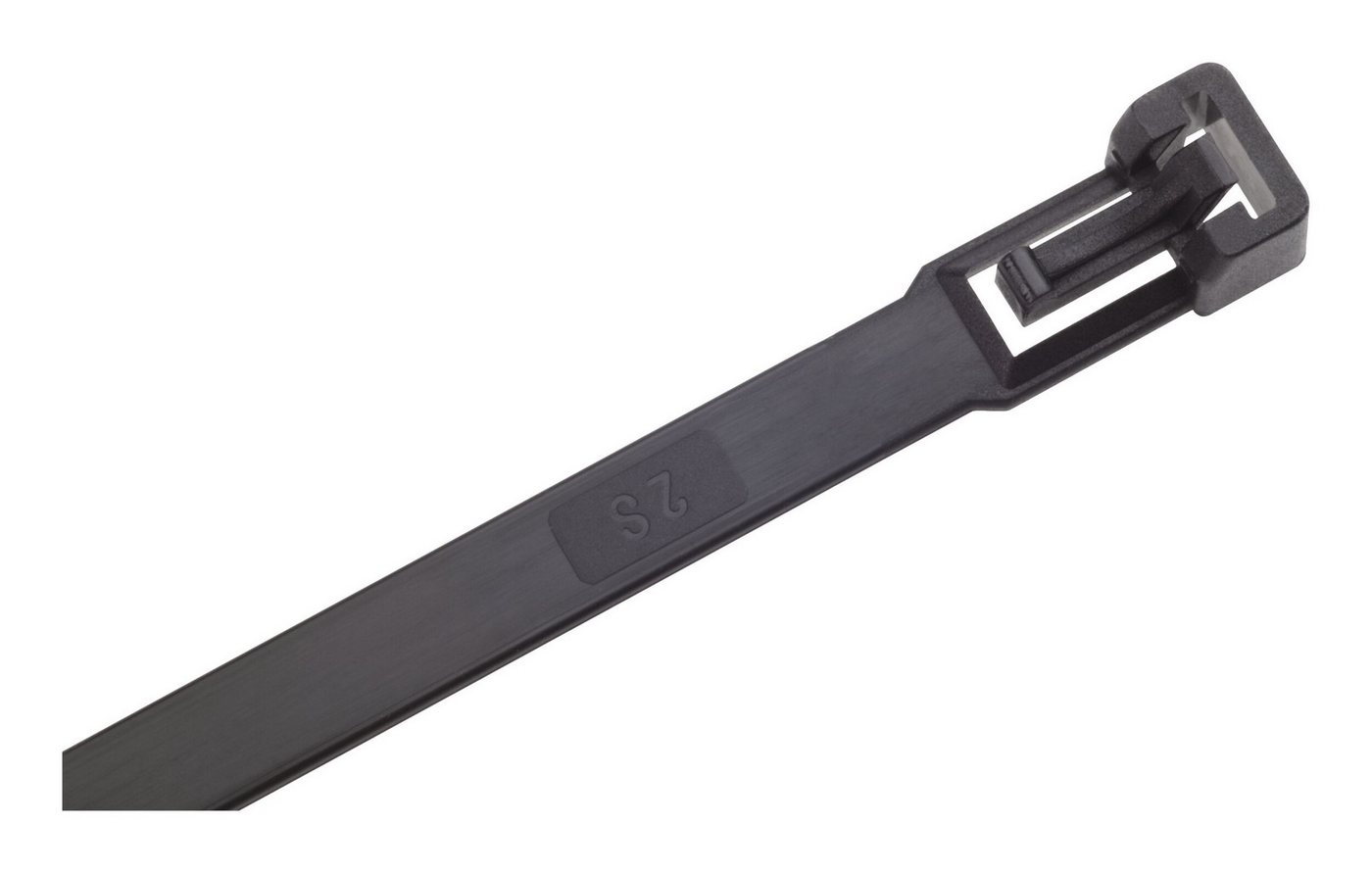 SapiSelco Kabelbinder (100 Stück) Nylon schwarz 280 x 3,5 mm a lösbar von SapiSelco