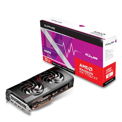SAPPHIRE AMD Radeon RX 7700 XT Pulse OC Grafikkarte 12GB GDDR6 2xHDMI/2xDP SAPPHIRE AMD Radeon RX 7700 XT Pulse OC Grafikkarte 12GB GDDR6 2xHDMI/2xDP von Sapphire