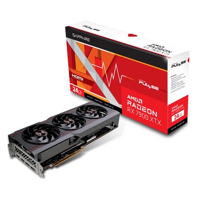 SAPPHIRE AMD Radeon RX 7900 XTX PULSE Grafikkarte 24GB GDDR6 2xHDMI/2xDP von Sapphire