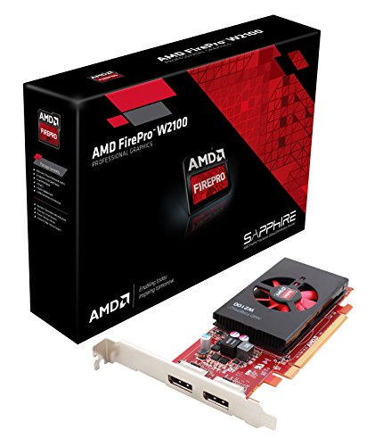 Sapphire AMD Firepro W2100 Professional Grafikkarte (2GB, DDR3, Dual DP PCI-E) von Sapphire