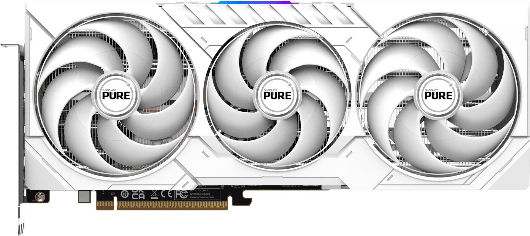 Sapphire Pure Radeon RX 9070 XT AMD 16 GB GDDR6 - Grafikkarte - 16.384 MB (11348-02-20G) von Sapphire