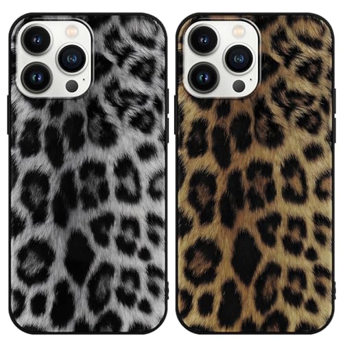 Saqmkil 2 Stück Hülle für iPhone 13 Pro Max 6,7 Zoll, Aesthetic Leopard Muster Design Mädchen Frauen Handyhülle, Slim Silikon Süßes Motiv Kratzfeste Stoßfest Case Schutzhülle für iPhone 13 Pro Max Saqmkil 2 Stück Hülle für iPhone 13 Pro Max 6,7 Zoll, Aesthetic Leopard Muster Design Mädchen Frauen Handyhülle, Slim Silikon Süßes Motiv Kratzfeste Stoßfest Case Schutzhülle für iPhone 13 Pro Max von Saqmkil