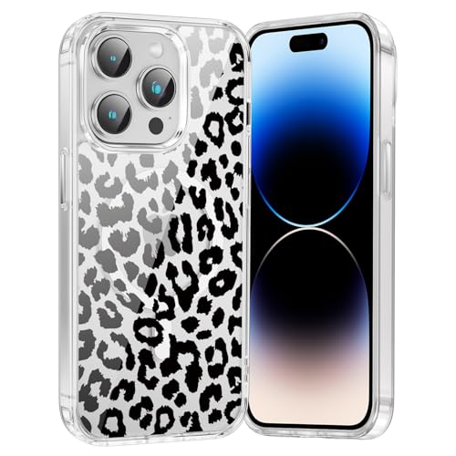 Saqmkil Handyhülle Magnetische für iPhone 16 Pro Max 6,9" Hülle,Kompatibel mit MagSafe, Durchsichtig Aesthetic Muster Leopard Mädchen Case, Transparent Weich Silikon TPU Stoßfeste Schutzhülle Cover,03 Saqmkil Handyhülle Magnetische für iPhone 16 Pro Max 6,9" Hülle,Kompatibel mit MagSafe, Durchsichtig Aesthetic Muster Leopard Mädchen Case, Transparent Weich Silikon TPU Stoßfeste Schutzhülle Cover,03 von Saqmkil