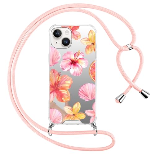 Saqmkil Handykette für iPhone 15 Hülle mit Band, Aesthetic Muster Mirror Spiegel Makeup Design Handyhülle mit Kette Kordel, Mädchen Silikon Schutzhülle für iPhone 15 6,1'' zum Umhängen, Blumen 02 Saqmkil Handykette für iPhone 15 Hülle mit Band, Aesthetic Muster Mirror Spiegel Makeup Design Handyhülle mit Kette Kordel, Mädchen Silikon Schutzhülle für iPhone 15 6,1'' zum Umhängen, Blumen 02 von Saqmkil