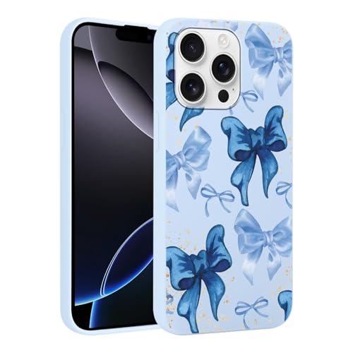 Saqmkil Hülle für iPhone 16 Pro Max 6,9'', Violett Silikon Ultra Dünn Handyhülle Aesthetic Mode Muster Motiv Design, Weich Süßes Mädchen Stoßfest Case Schutzhülle für iPhone 16 Pro Max - Schleifen 03 Saqmkil Hülle für iPhone 16 Pro Max 6,9'', Violett Silikon Ultra Dünn Handyhülle Aesthetic Mode Muster Motiv Design, Weich Süßes Mädchen Stoßfest Case Schutzhülle für iPhone 16 Pro Max - Schleifen 03 von Saqmkil