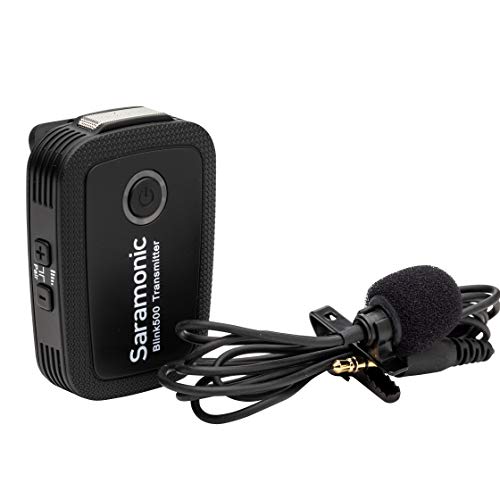 Saramonic Blink 500 TX Digitaler Bodypack mit Omni Lavalier-Mikrofon (2,4 GHz) von Saramonic
