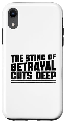 Der Stachel des Verrats schneidet tief ein Betrüger mit gebrochenem Herzen Hülle für iPhone XR Der Stachel des Verrats schneidet tief ein Betrüger mit gebrochenem Herzen Hülle für iPhone XR von Sarcastic Break up Funny Cheating Sayings