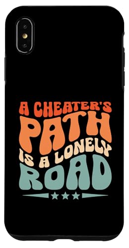 Der Weg eines Betrügers ist ein Lonely Road Cheater Cheat mit gebrochenem Herzen Hülle für iPhone XS Max Der Weg eines Betrügers ist ein Lonely Road Cheater Cheat mit gebrochenem Herzen Hülle für iPhone XS Max von Sarcastic Break up Funny Cheating Sayings