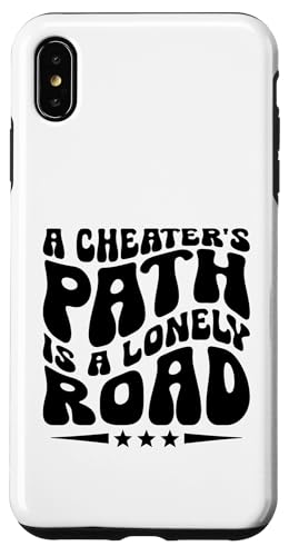 Der Weg eines Betrügers ist ein Lonely Road Cheater Cheat mit gebrochenem Herzen Hülle für iPhone XS Max Der Weg eines Betrügers ist ein Lonely Road Cheater Cheat mit gebrochenem Herzen Hülle für iPhone XS Max von Sarcastic Break up Funny Cheating Sayings