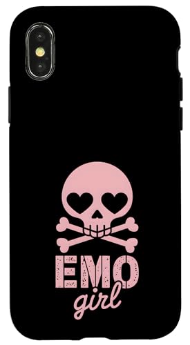 Emo Girl - y2k Grunge Emo Aesthetic Hülle für iPhone X/XS von Sarcastic Goth and Emo Designs