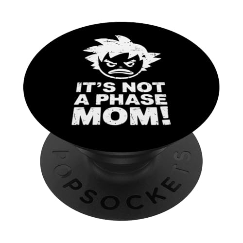 Es ist keine Phase, Mama! Emo Goth Alt Aesthetik PopSockets Klebender PopGrip Es ist keine Phase, Mama! Emo Goth Alt Aesthetik PopSockets Klebender PopGrip von Sarcastic Goth and Emo Designs