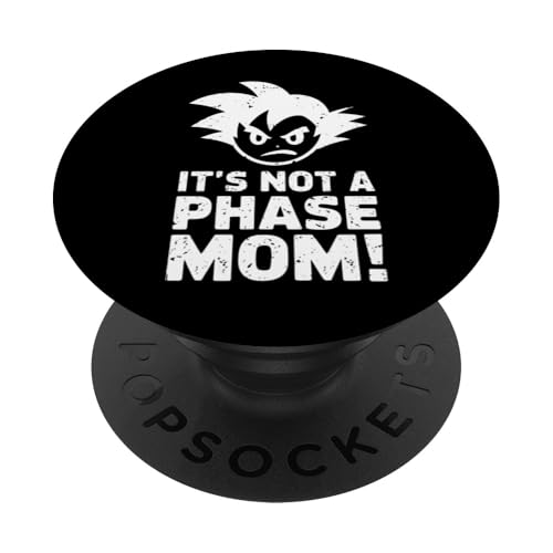 Es ist keine Phase, Mama! Emo Goth Alt Aesthetik PopSockets Klebender PopGrip Es ist keine Phase, Mama! Emo Goth Alt Aesthetik PopSockets Klebender PopGrip von Sarcastic Goth and Emo Designs