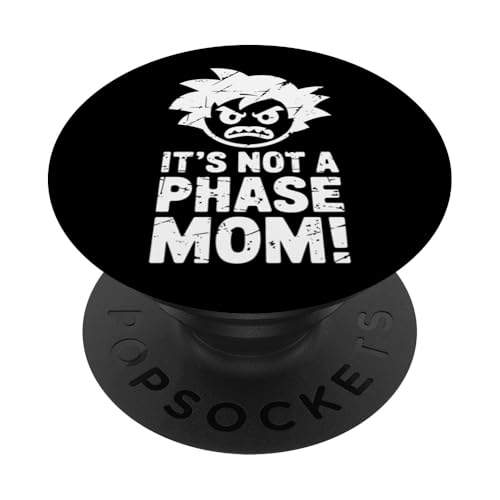 Es ist keine Phase, Mama! Emo Goth Alt Aesthetik PopSockets Klebender PopGrip von Sarcastic Goth and Emo Designs