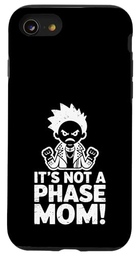 Es ist keine Phase, Mama! Sarkastischer Emo Goth Hülle für iPhone SE (2020) / 7 / 8 von Sarcastic Goth and Emo Designs