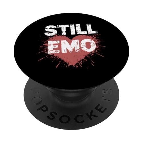 Immer noch Emo! Ästhetik der 2000er Jahre für Emo Grunge PopSockets Klebender PopGrip Immer noch Emo! Ästhetik der 2000er Jahre für Emo Grunge PopSockets Klebender PopGrip von Sarcastic Goth and Emo Designs