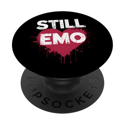 Immer noch Emo! Ästhetik der 2000er Jahre für Emo Grunge PopSockets Klebender PopGrip Immer noch Emo! Ästhetik der 2000er Jahre für Emo Grunge PopSockets Klebender PopGrip von Sarcastic Goth and Emo Designs