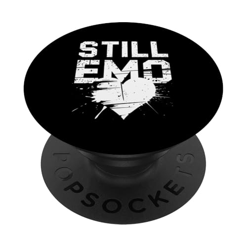 Immer noch Emo! Ästhetik der 2000er Jahre für Emo Grunge PopSockets Klebender PopGrip Immer noch Emo! Ästhetik der 2000er Jahre für Emo Grunge PopSockets Klebender PopGrip von Sarcastic Goth and Emo Designs