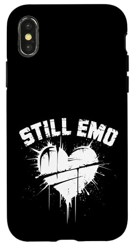 Y2K 2000s Ästhetisches Design für Emo Grunge Millennial Hülle für iPhone X/XS Y2K 2000s Ästhetisches Design für Emo Grunge Millennial Hülle für iPhone X/XS von Sarcastic Goth and Emo Designs