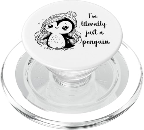 Buchstäblich nur ein Mädchen Pinguin Pinguine gegen Tarife Geschenk PopSockets PopGrip für MagSafe von Sarcastic T-Shirt Co.