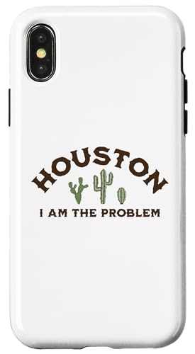 Houston I Am the Problem sarkastischer Kaktus Geschenk Hülle für iPhone X/XS Houston I Am the Problem sarkastischer Kaktus Geschenk Hülle für iPhone X/XS von Sarcastic T-Shirt Co.