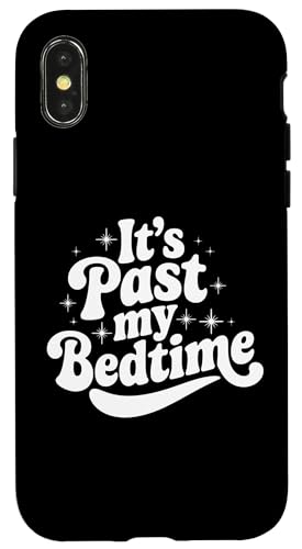 Sarcastic Introvert Zitat Antisocial Retro Past my Bedtime Hülle für iPhone X/XS Sarcastic Introvert Zitat Antisocial Retro Past my Bedtime Hülle für iPhone X/XS von Sarcastic T-Shirt Co.