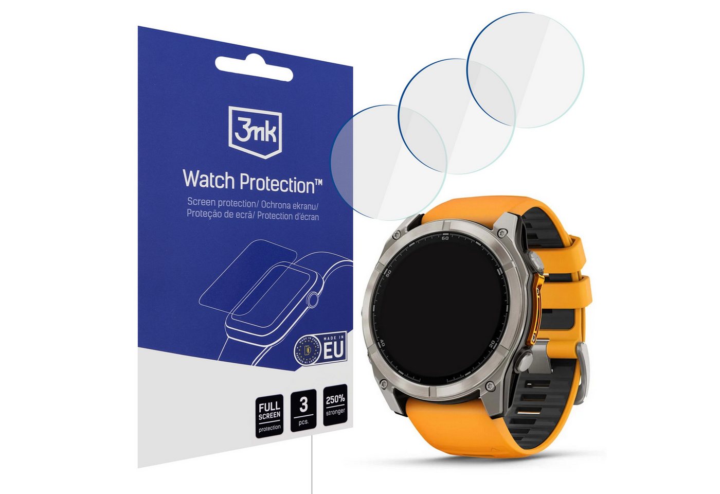 Sarcia.eu Displayschutzfolie 3mk FlexibleGlass Schutz für Garmin Fenix 8 AMOLED 51mm Uhr Sarcia.eu Displayschutzfolie 3mk FlexibleGlass Schutz für Garmin Fenix 8 AMOLED 51mm Uhr von Sarcia.eu