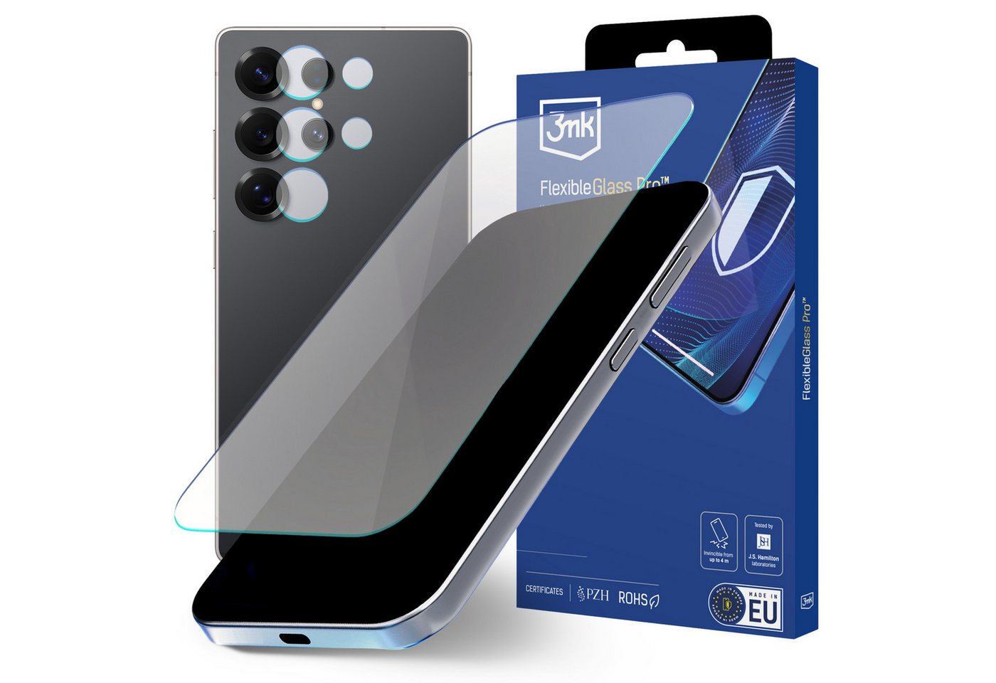 Sarcia.eu Displayschutzfolie 3mk Hybridglas FlexibleGlass, Lens Protection Samsung Galaxy S25 Ultra Sarcia.eu Displayschutzfolie 3mk Hybridglas FlexibleGlass, Lens Protection Samsung Galaxy S25 Ultra von Sarcia.eu
