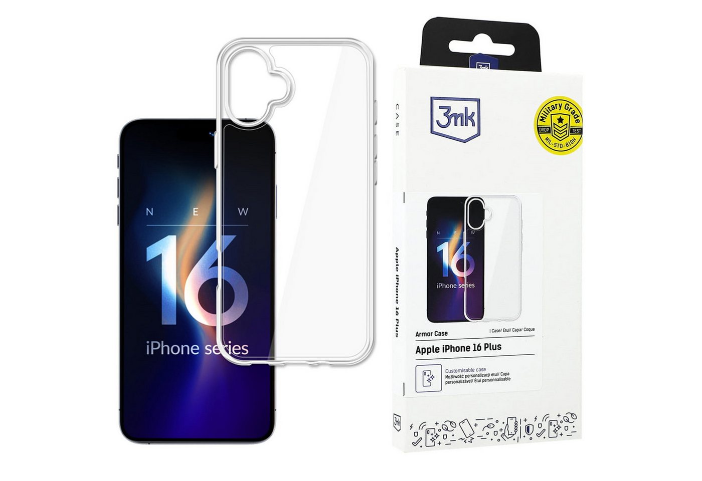 Sarcia.eu Handyhülle Gepanzerte Handyhülle Apple iPhone 16 Plus - 3mk Armor Case Sarcia.eu Handyhülle Gepanzerte Handyhülle Apple iPhone 16 Plus - 3mk Armor Case von Sarcia.eu