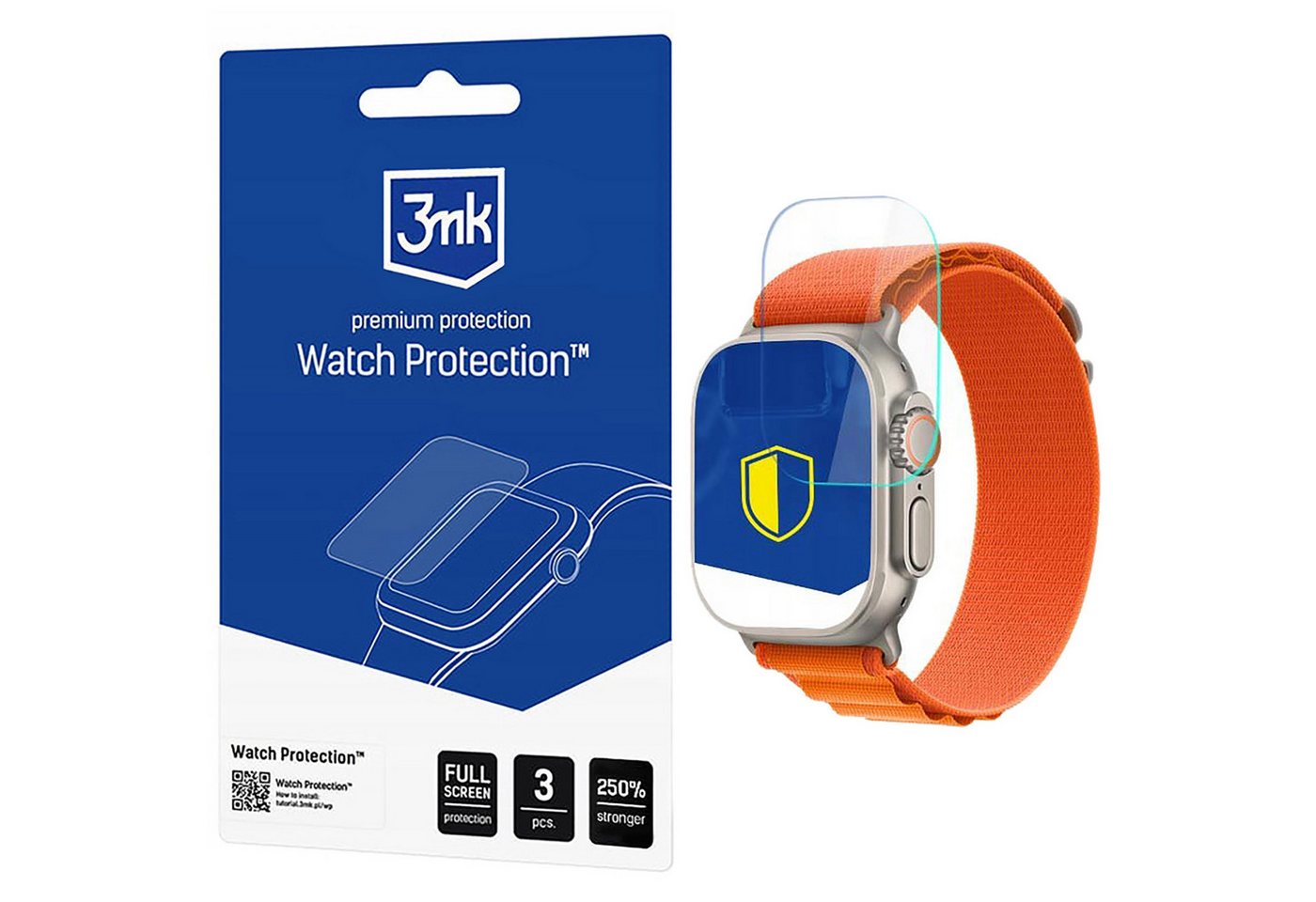 Sarcia.eu Schutzfolie Display-Schutz für die Apple Watch Ultra - 3mk Watch Protection von Sarcia.eu