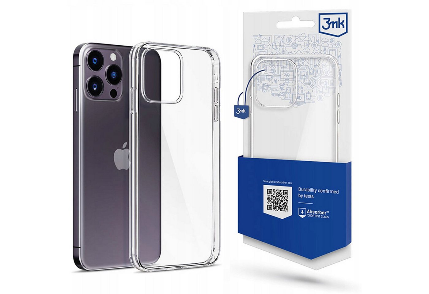 Sarcia.eu Smartphone-Hülle Hülle für das Apple iPhone 15 Pro Max - 3mk Clear Case Sarcia.eu Smartphone-Hülle Hülle für das Apple iPhone 15 Pro Max - 3mk Clear Case von Sarcia.eu