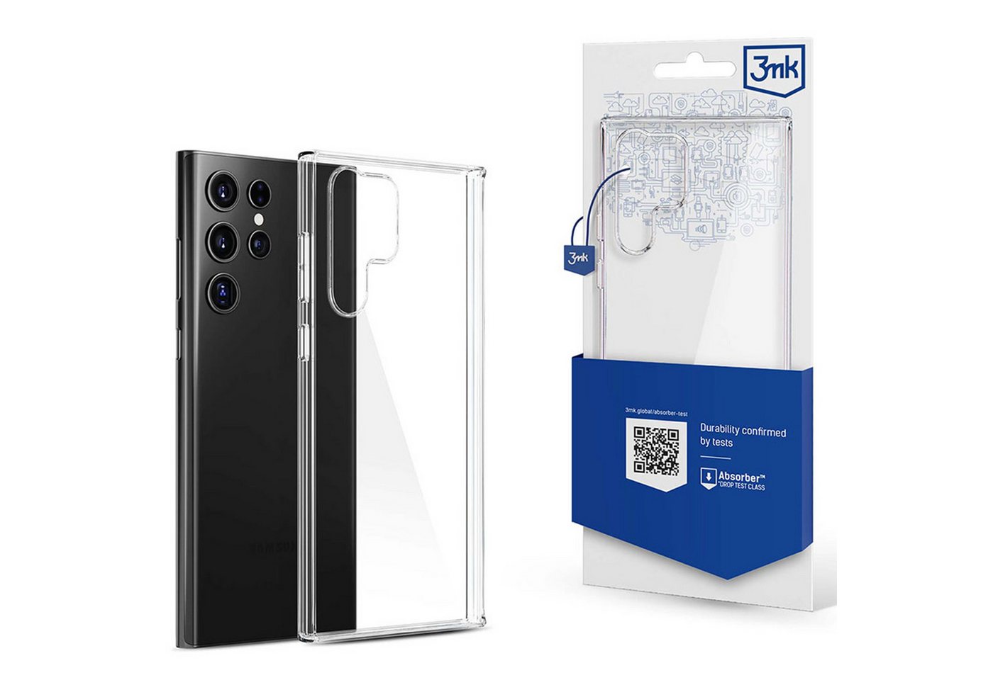 Sarcia.eu Smartphone-Hülle Hülle für das Samsung Galaxy S24 Ultra - 3mk Clear Case von Sarcia.eu