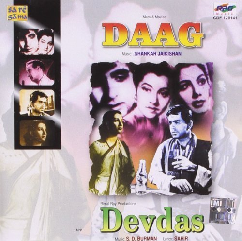 Daag / Devdas. Soundtracks of 2 Bollywood classical movies. [Audio CD][IMPORT] by Lata Mangeshkar von Saregama