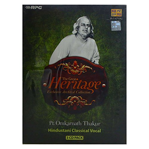 Pt. Omkarnath Thakur - The Great Heritage Exclusive Archival Collection (3-CD Pack /Hindustani Classical Vocal) von Saregama