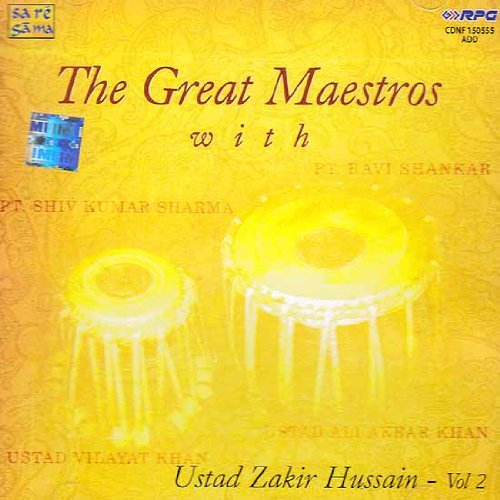 The Great Maestros with Ustad Zakir Hussain Vol 2 (Audio CD) von Saregama