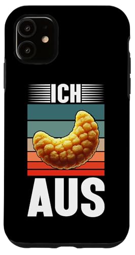 Ich Flippe Aus Erdnussflips Würmer Maden Snips Sarkastische Hülle für iPhone 11 von Sarkastische Sprüche Angelausflug Sarkasmus Humor