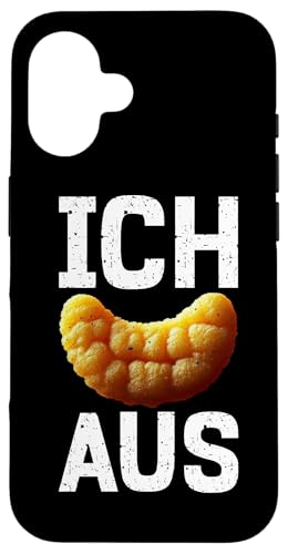 Ich Flippe Aus Erdnussflips Würmer Maden Snips Sarkastische Hülle für iPhone 16 von Sarkastische Sprüche Angelausflug Sarkasmus Humor
