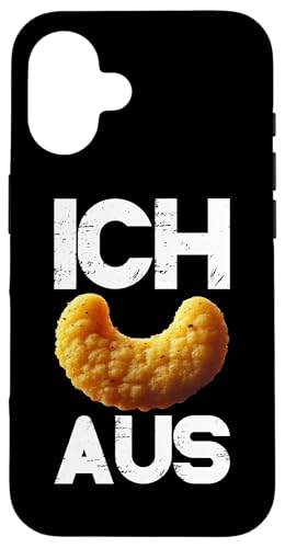 Ich Flippe Aus Erdnussflips Würmer Maden Snips Sarkastische Hülle für iPhone 16 von Sarkastische Sprüche Angelausflug Sarkasmus Humor